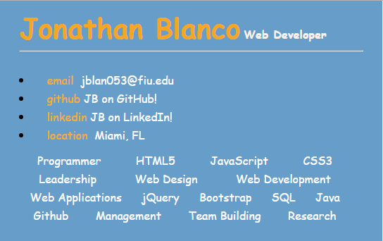 My resume